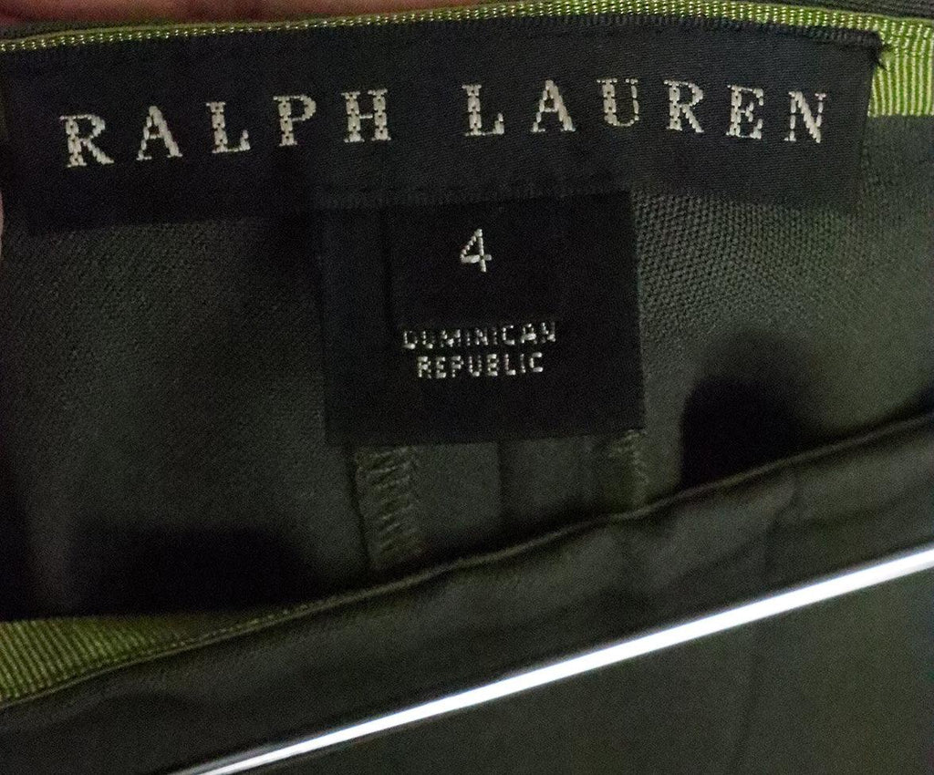 Ralph Lauren Olive Green Wool Pants sz 4 - Michael's Consignment NYC