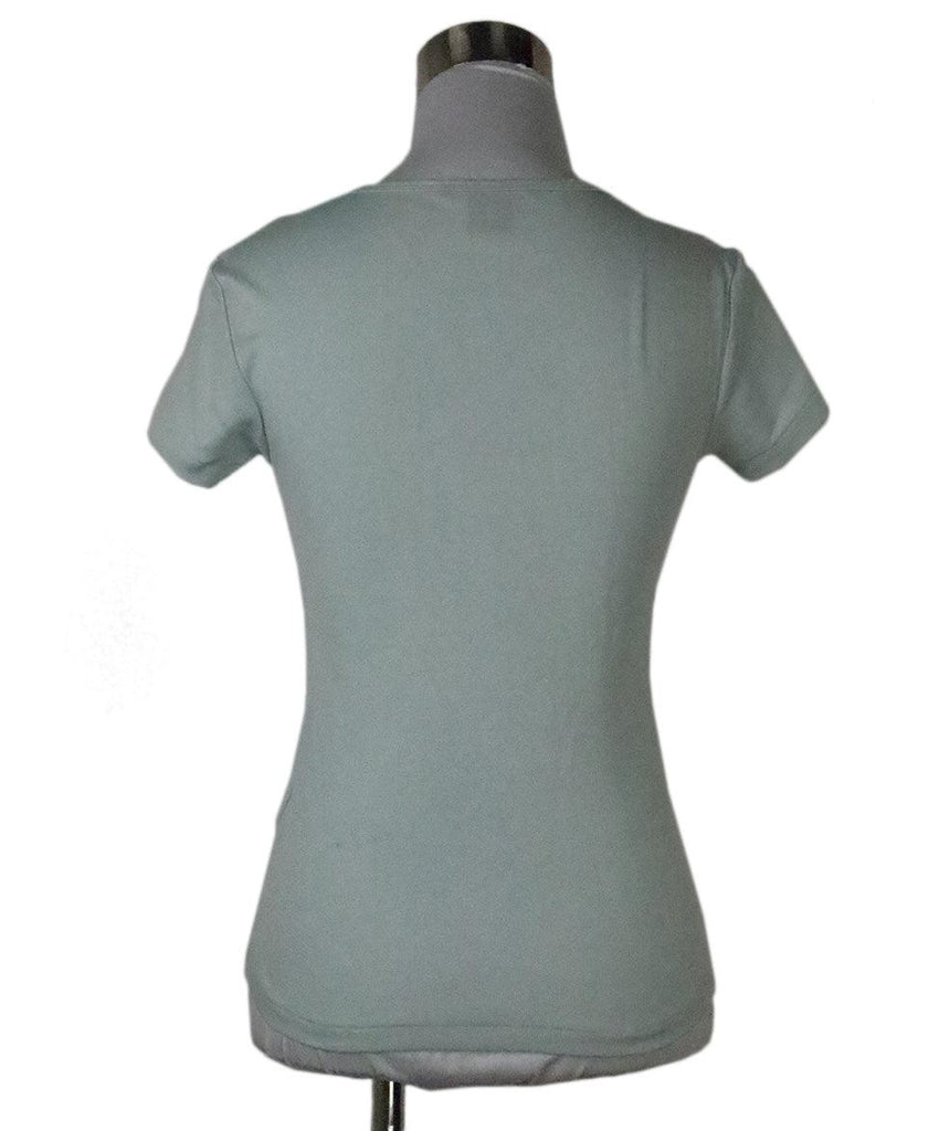 Ralph Lauren Pale Blue Cotton T-Shirt 2