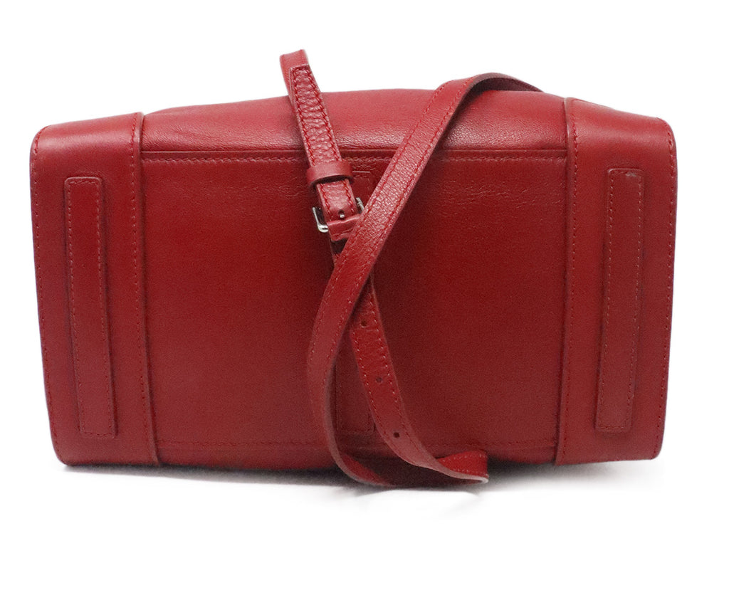 Ralph Lauren Red Leather Satchel 3