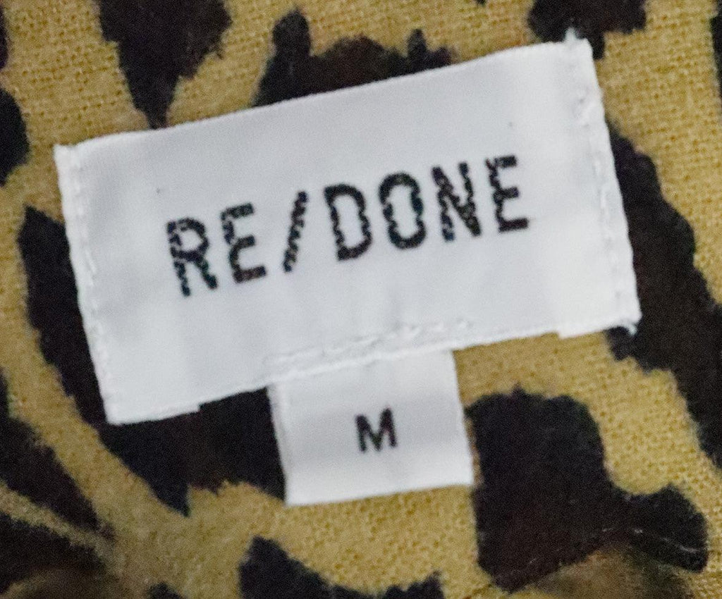 Re/Done Leopard Print Flannel Shirt 3