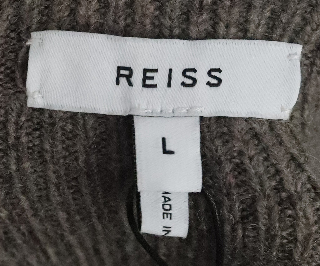 Reiss Taupe & Charcoal Cashmere Dress 3