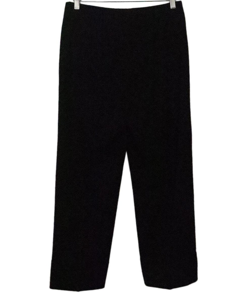 Rene Lezard Black Wool Pants 1