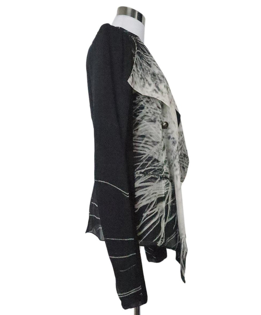 Rick Owens B&W Print Jacket 1