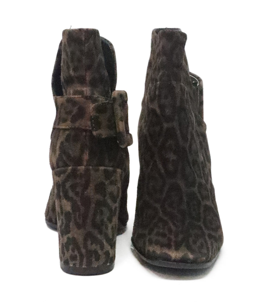 Roger Vivier Leopard Print Suede Booties 2