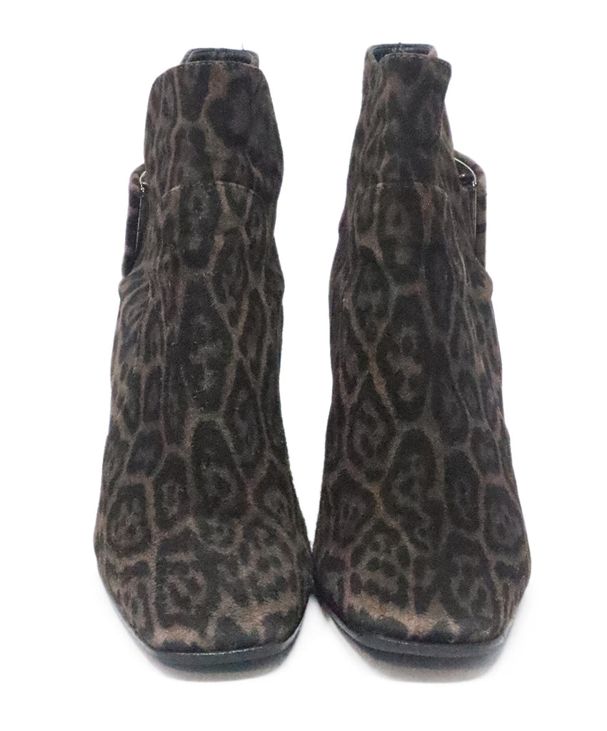 Roger Vivier Leopard Print Suede Booties 3