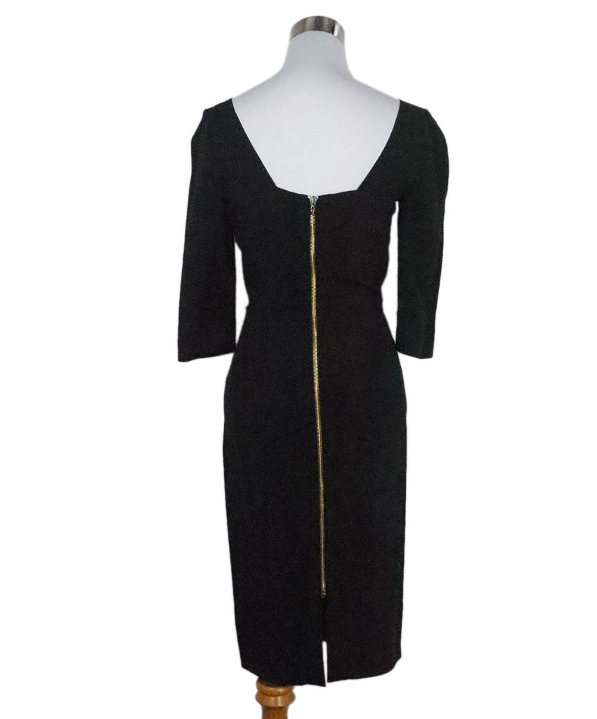 Roland Mouret Black & Navy Dress 1