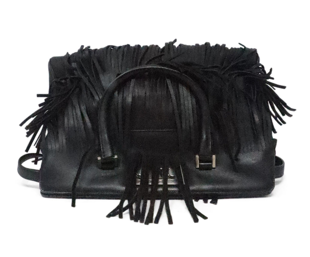 Saint Laurent Black Leather Trois Clous Tote 4