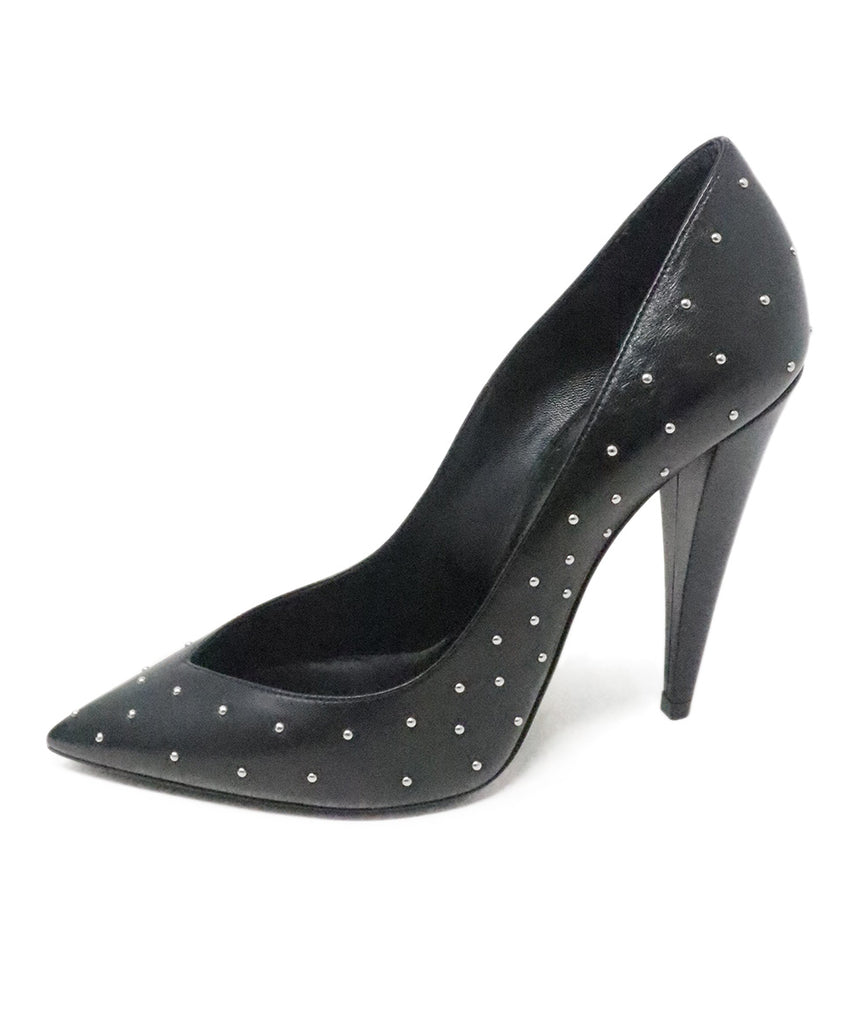 Saint Laurent Black Studded Heels 1