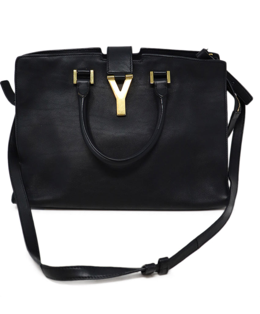 Saint Laurent Black Small Cabas Chyc Tote 