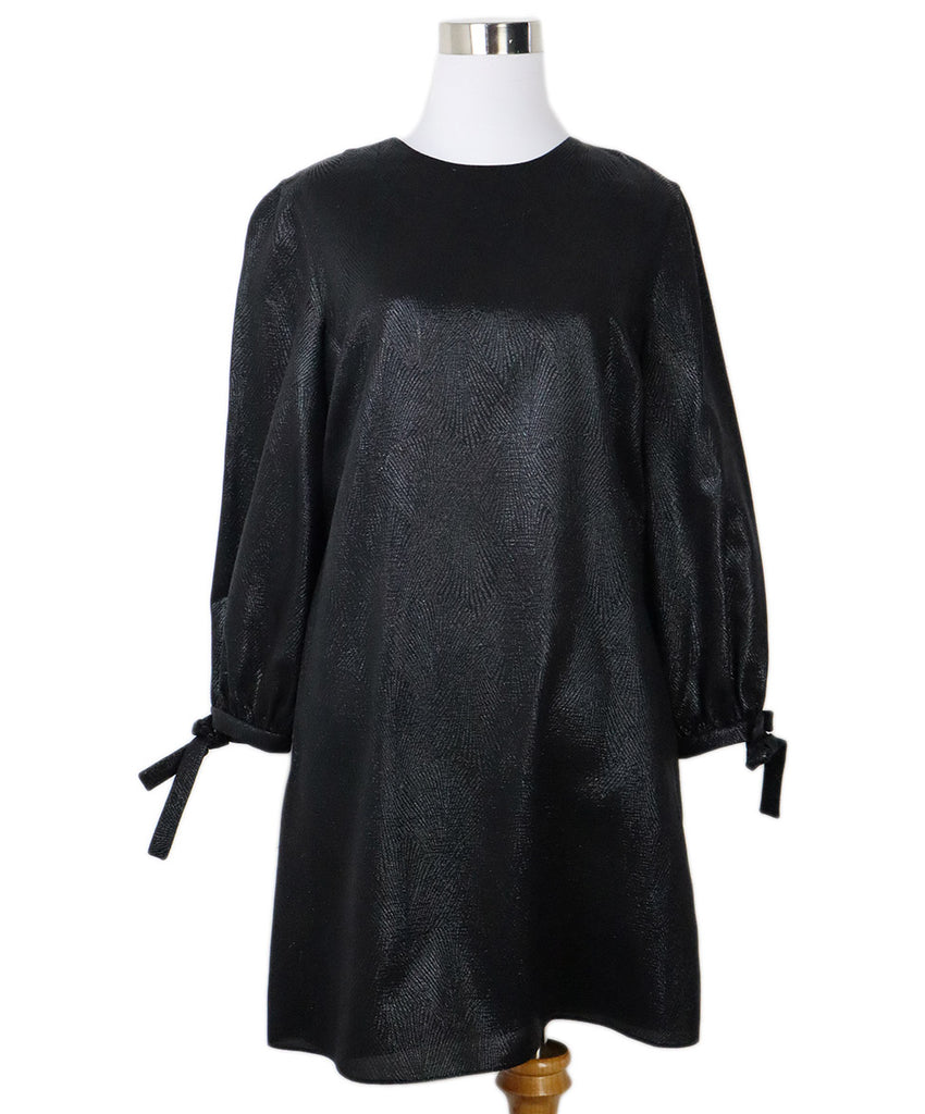 Saint Laurent Black Silk Mini Dress 