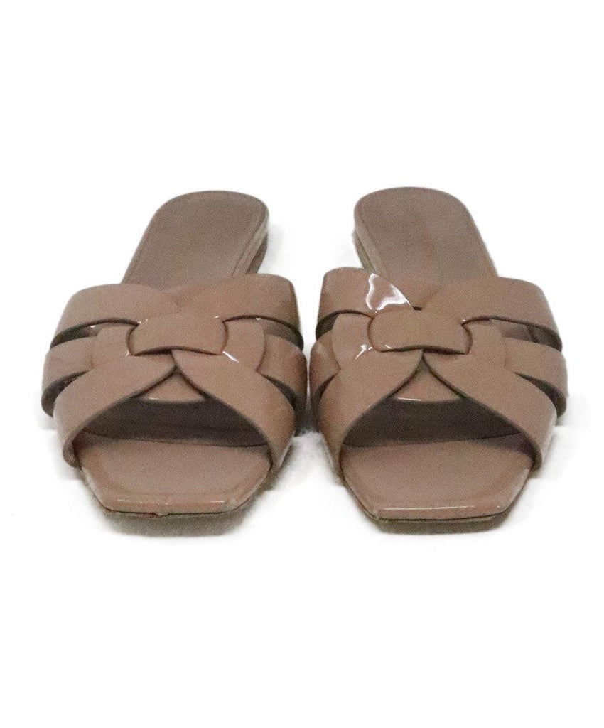 Saint Laurent Nude Patent Leather Sandals 3