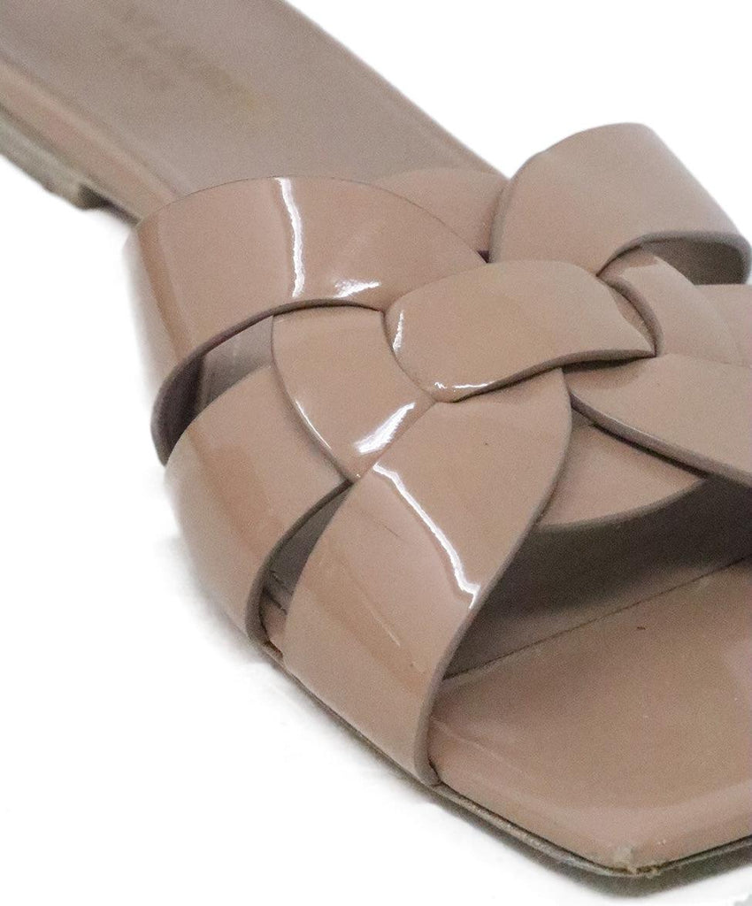 Saint Laurent Nude Patent Leather Sandals 6