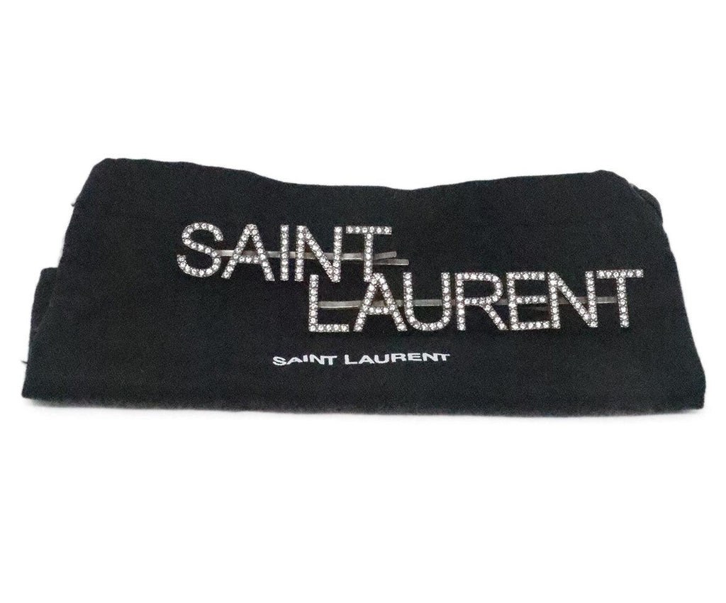 Saint Laurent Crystal Hair Clips 2