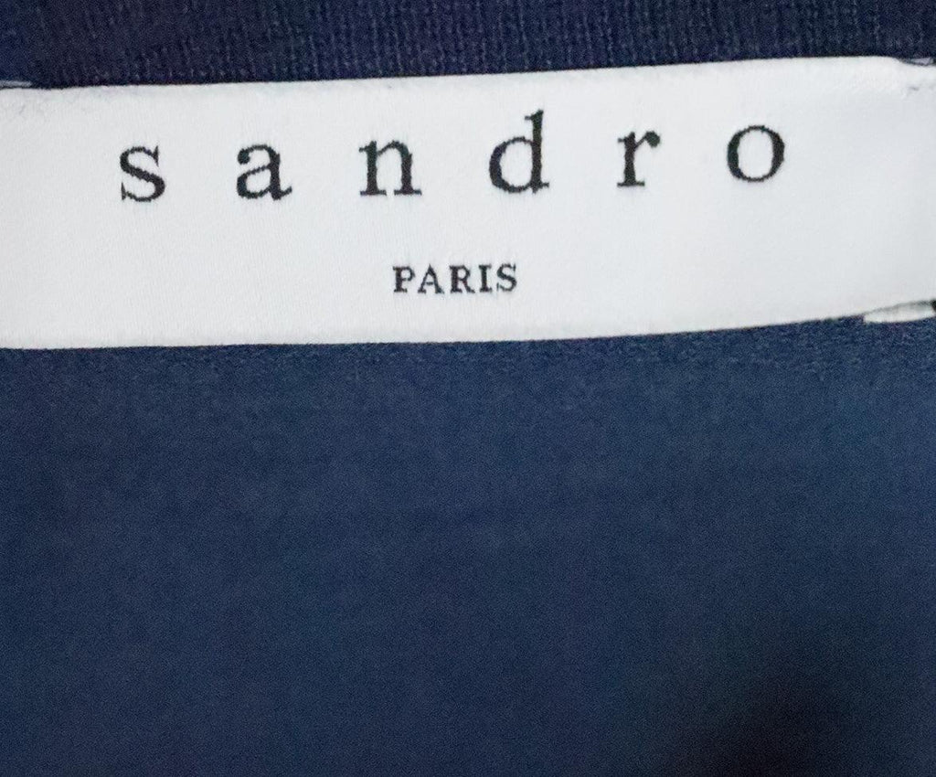 Sandro Navy Cotton Top 3