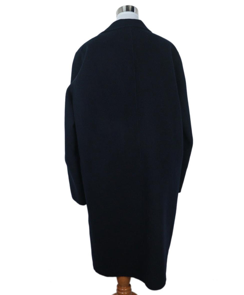 Sandro Navy Wool Coat 2