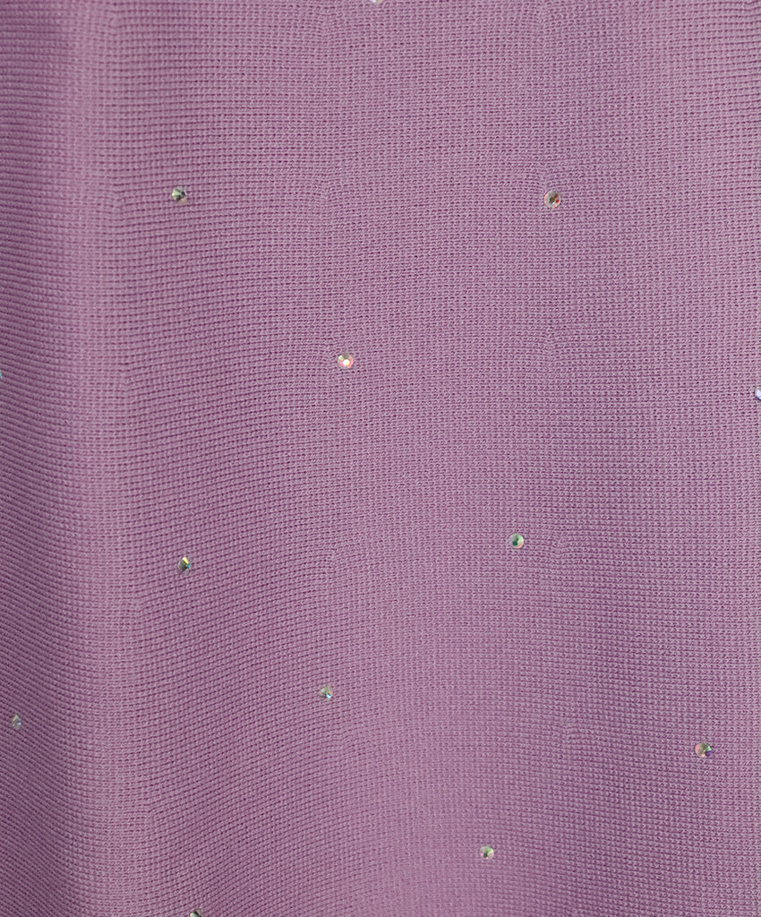 Sandro Lavender Rhinestone Dress 5