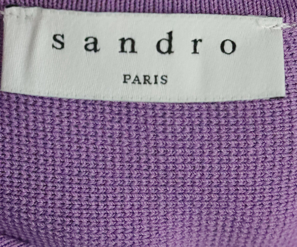 Sandro Lavender Rhinestone Dress 3