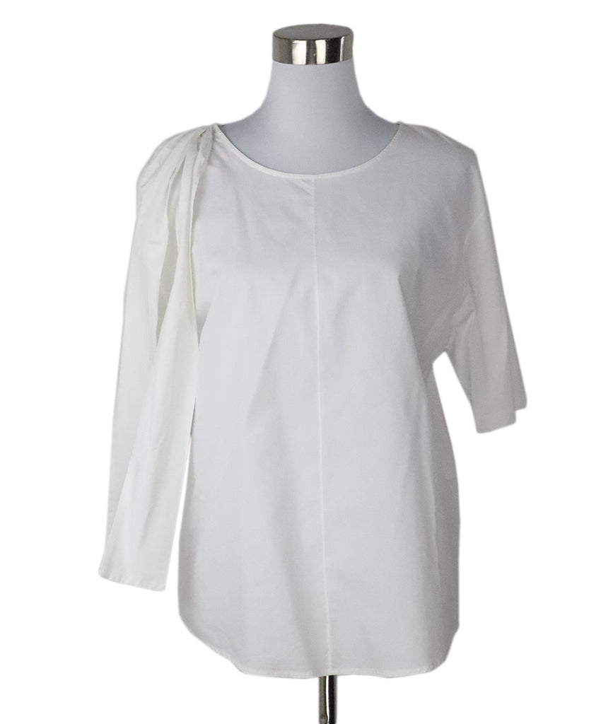 Sandro White Cotton Top 