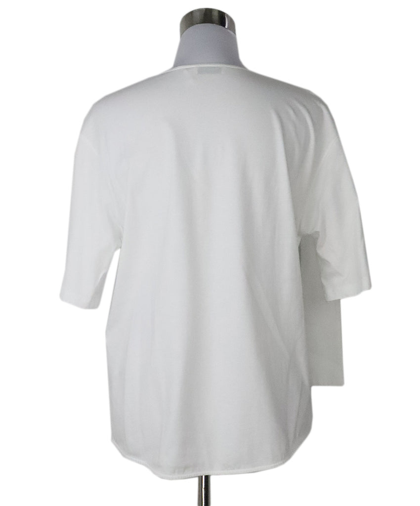 Sandro White Cotton Top 2