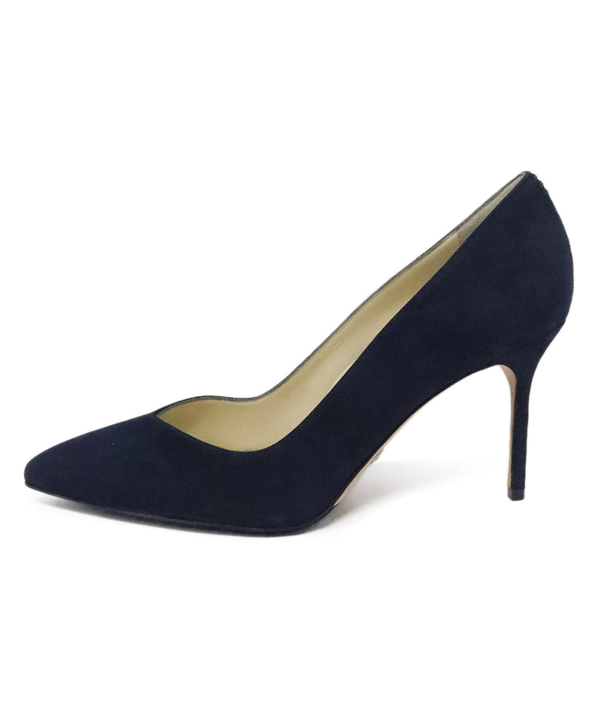 Sarah Flint Navy Suede Heels 1