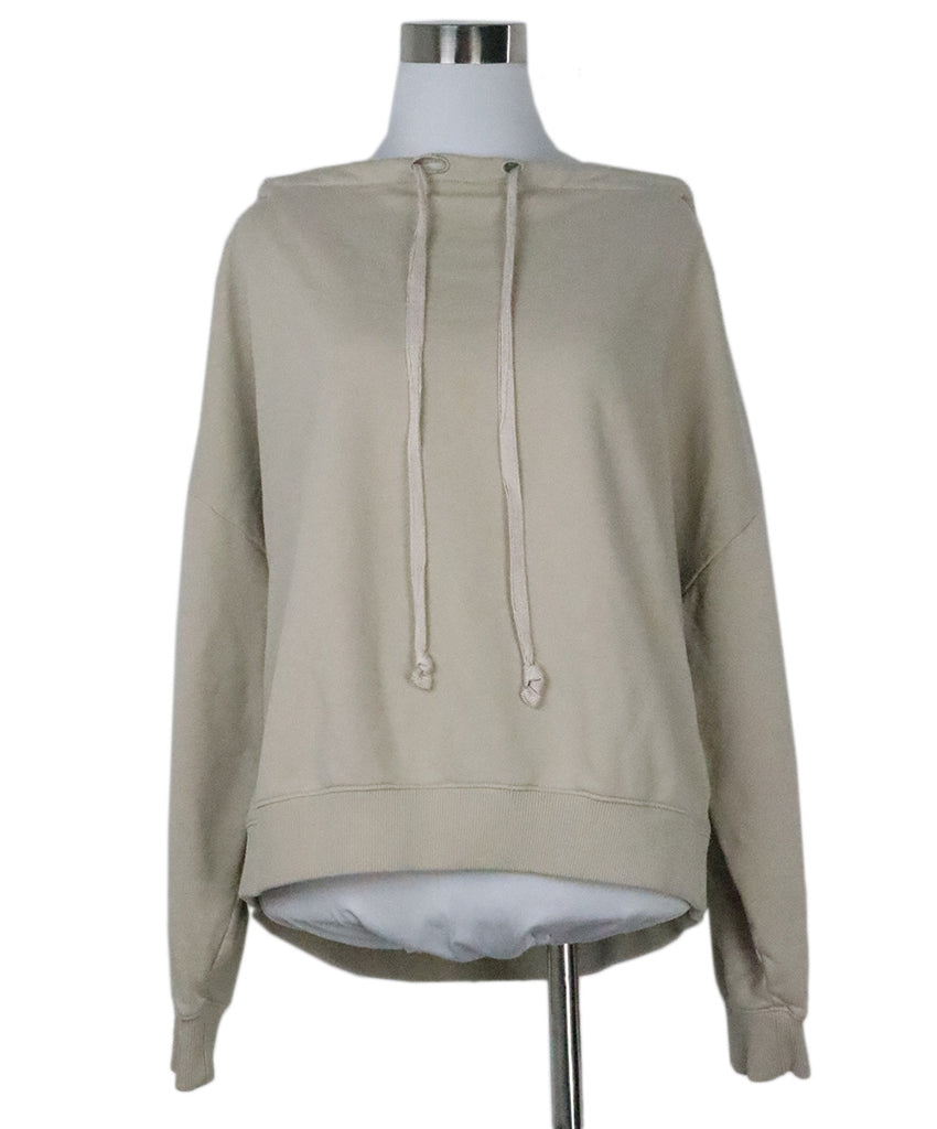 Schumacher Beige Cotton Hoodie 