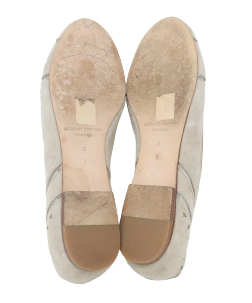 Sigerson Morrison Beige Suede Flats 4