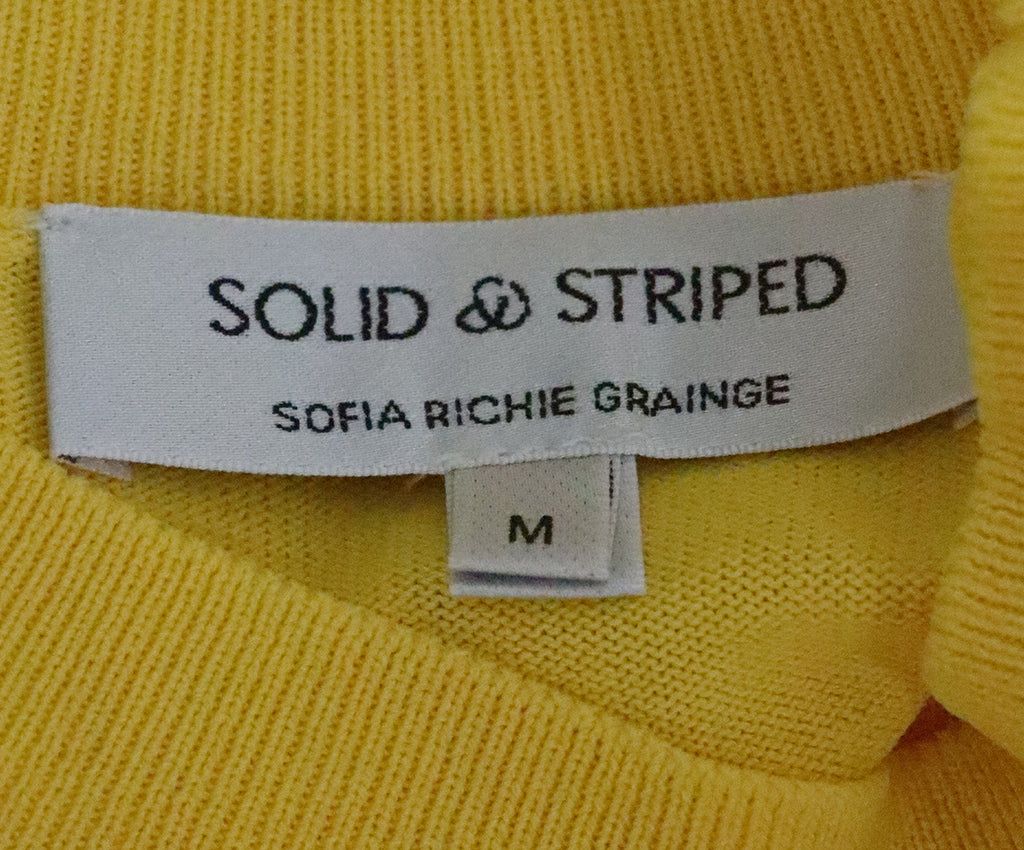 Solid & Striped Yellow Sweater 3