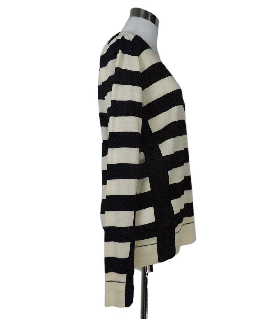 Sonia Rykiel B&W Striped Wool Sweater 1