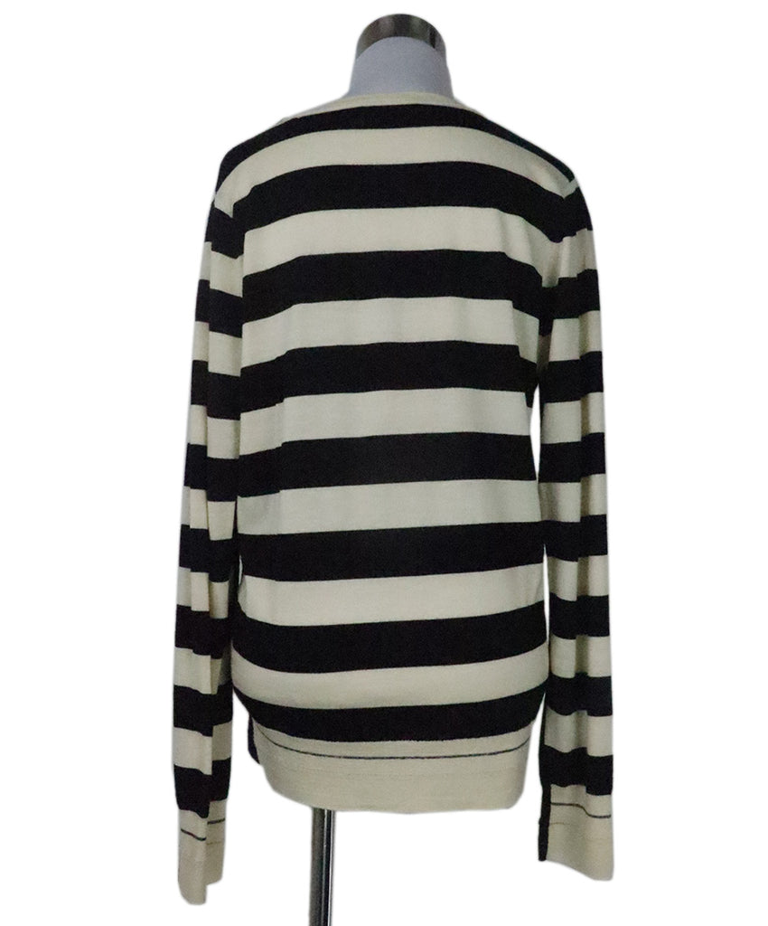 Sonia Rykiel B&W Striped Wool Sweater 2