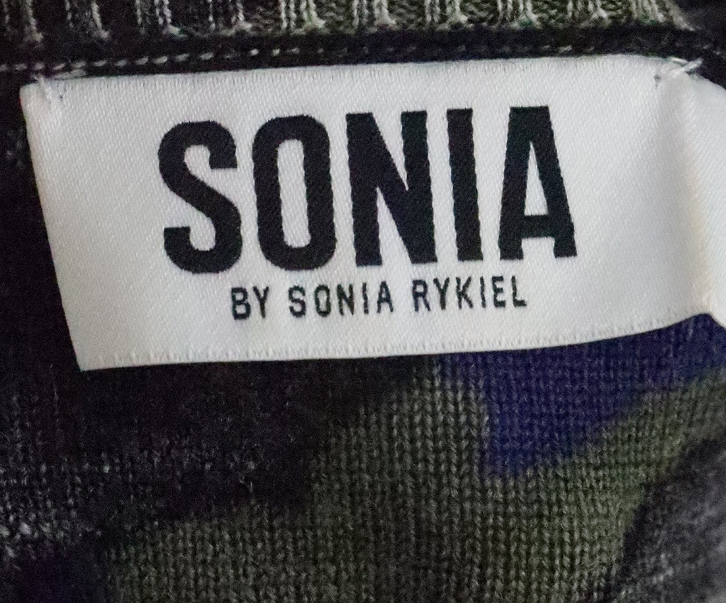 Sonia Rykiel Camo Print Wool Cardigan 3