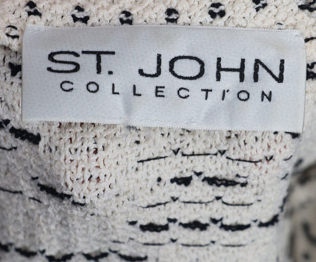 St. John B&W Knit Jacket 3