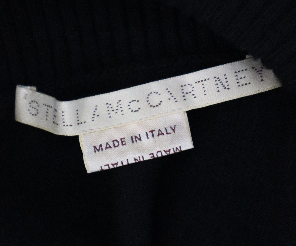 Stella McCartney Black Cashmere Cowlneck Sweater 3