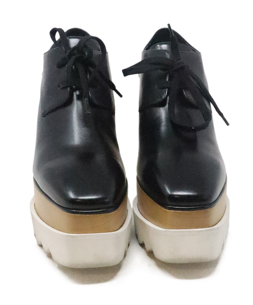 Stella McCartney Black Platform Wedges 3