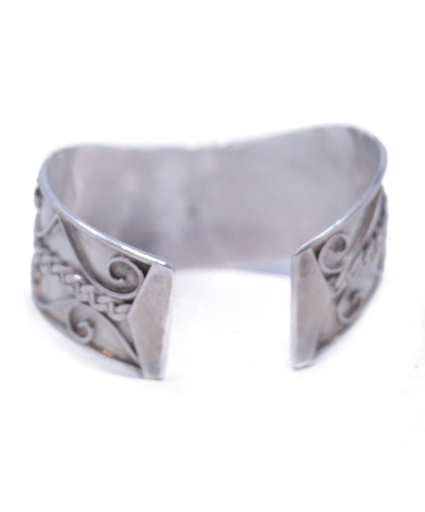 Bracelet Cuff Metallic Sterling Silver Jewelry 4