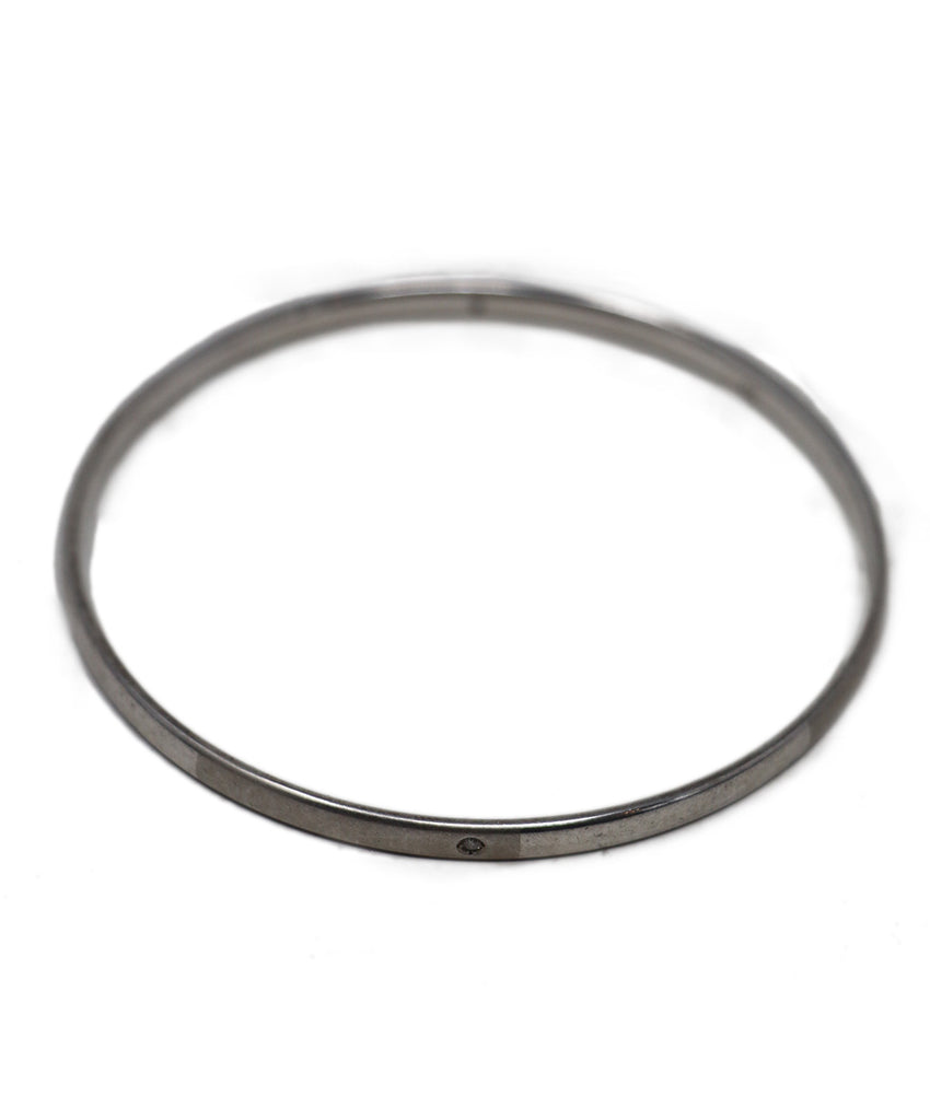 Sterling Silver & Diamond Bangle 2