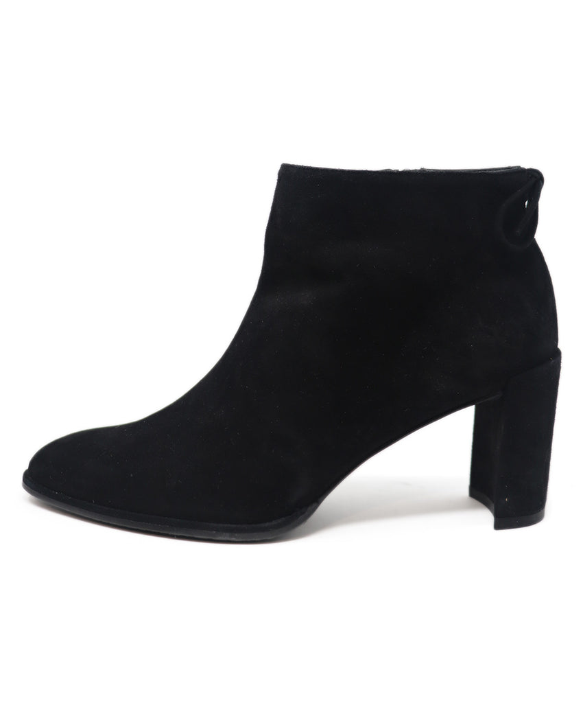 Stuart Weitzman Black Suede Booties 1