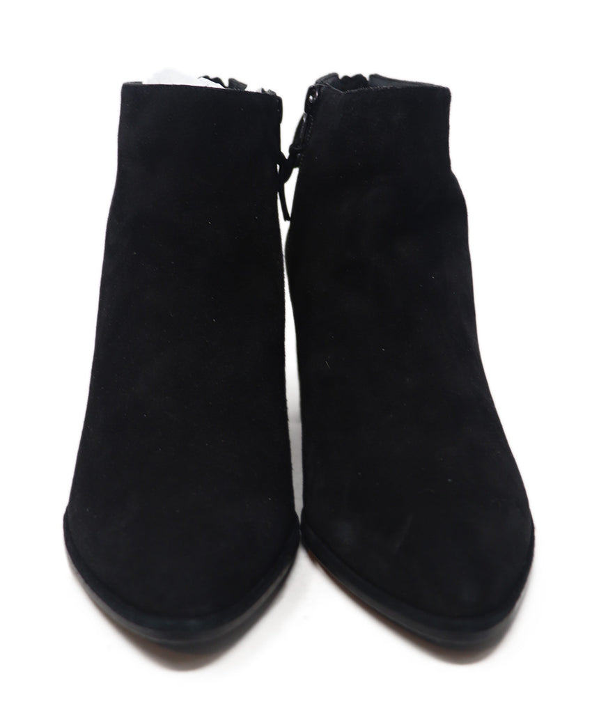 Stuart Weitzman Black Suede Booties 3