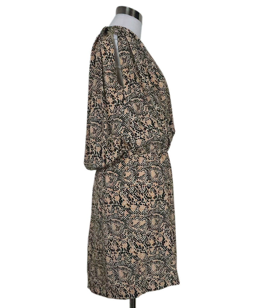 Thakoon Black & Beige Print Dress 1