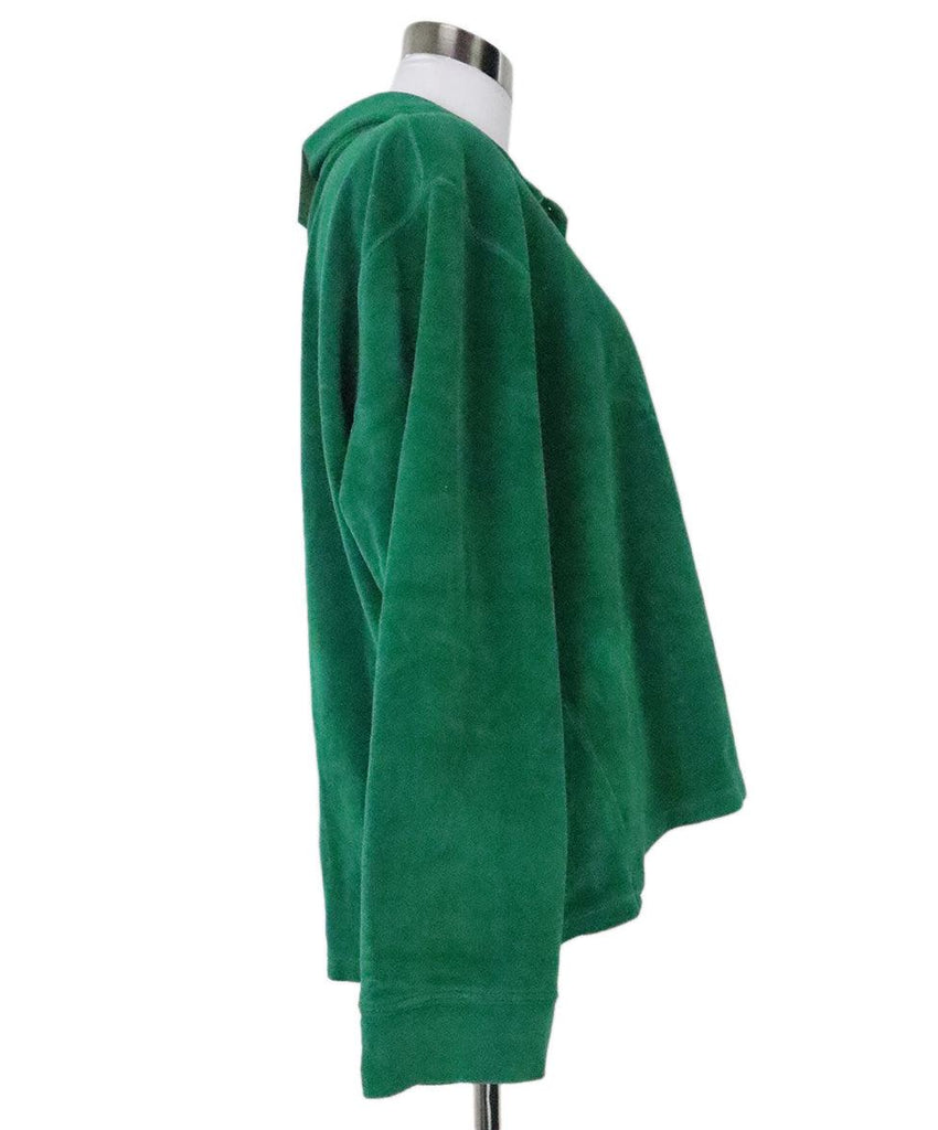 The Great Green Velour Top 1