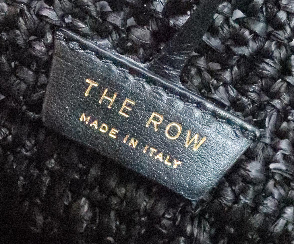 The Row Black Straw Tote 6