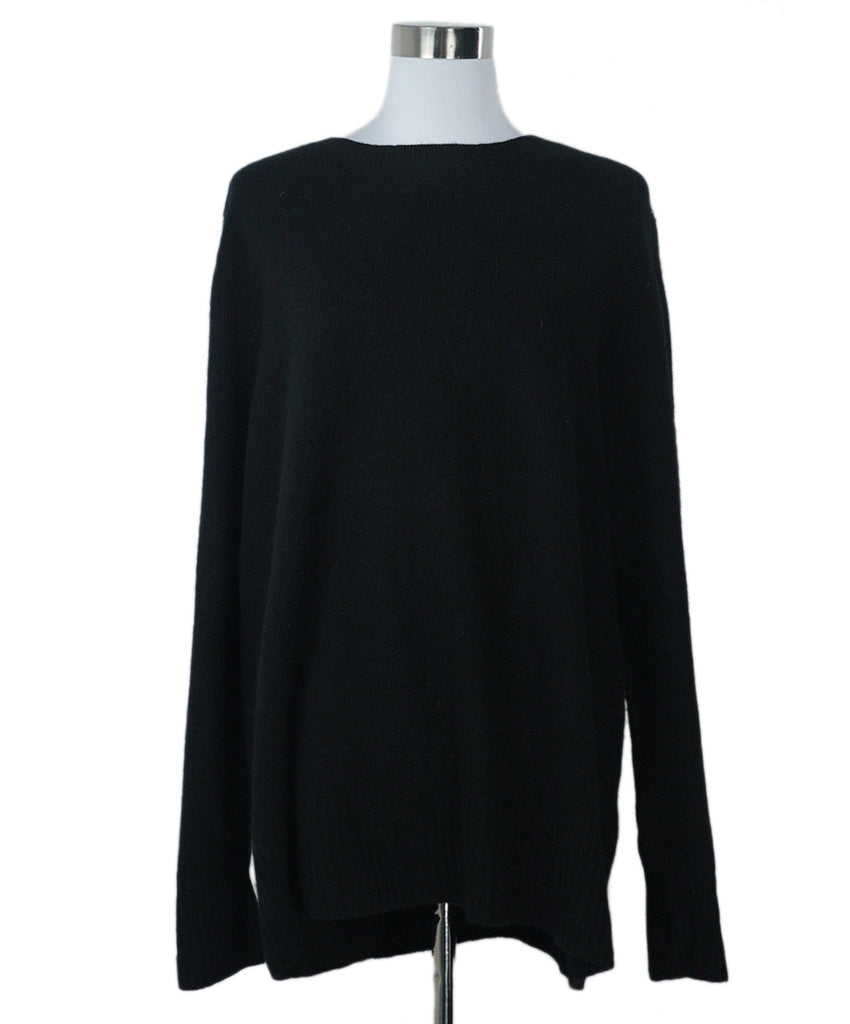 The Row Black Wool & Cashmere Sweater 