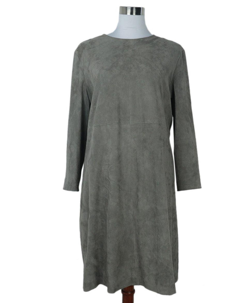 The Row Grey Suede Dress 