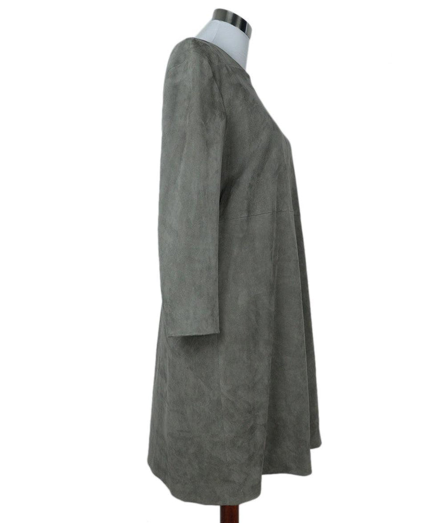 The Row Grey Suede Dress 1