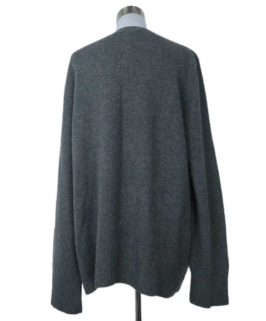 The Row Charcoal Wool & Cashmere Sweater 2