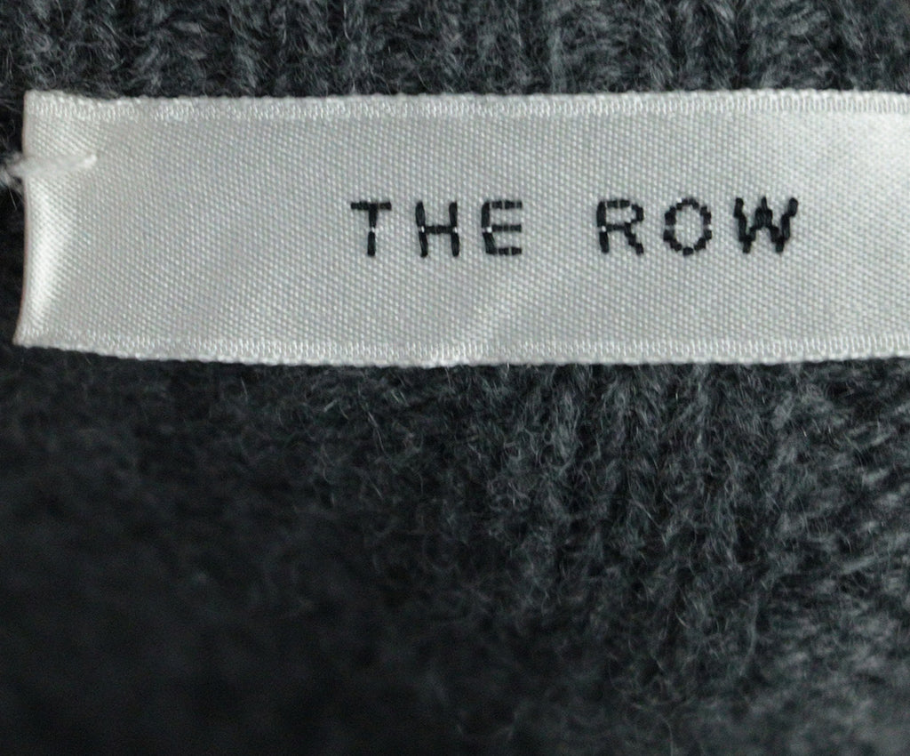 The Row Charcoal Wool & Cashmere Sweater 3