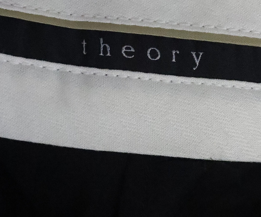 Theory Black Cotton Pants 2