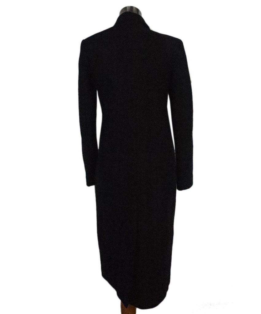 Theory Black Wool Long Coat 2