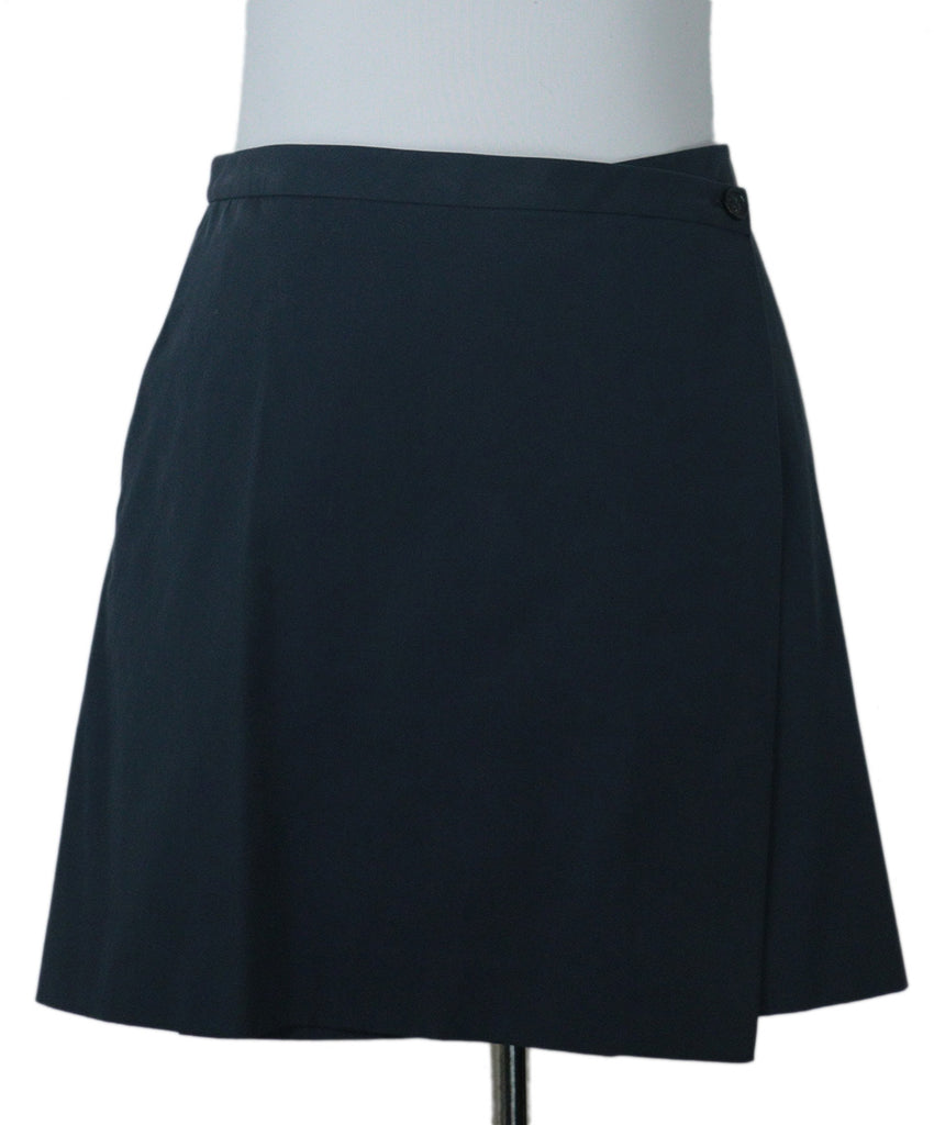 Theory Navy Blue Mini Skirt 