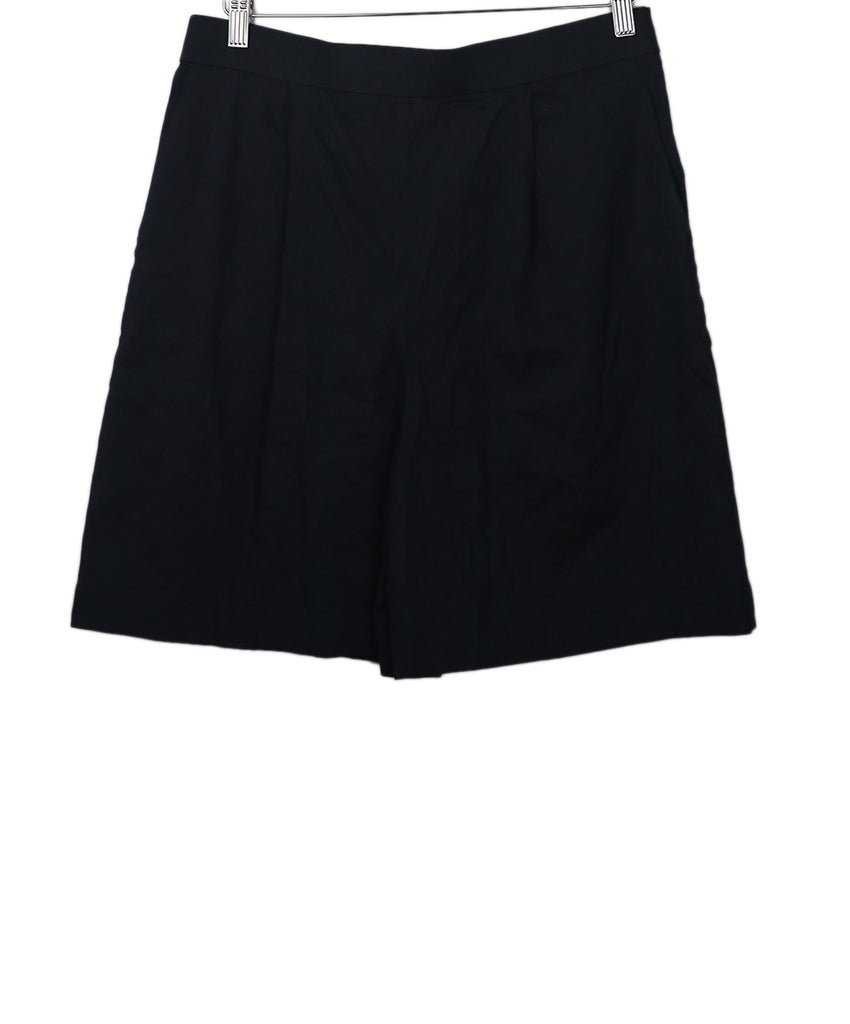 Theory Blue Navy Linen Viscose Shorts 