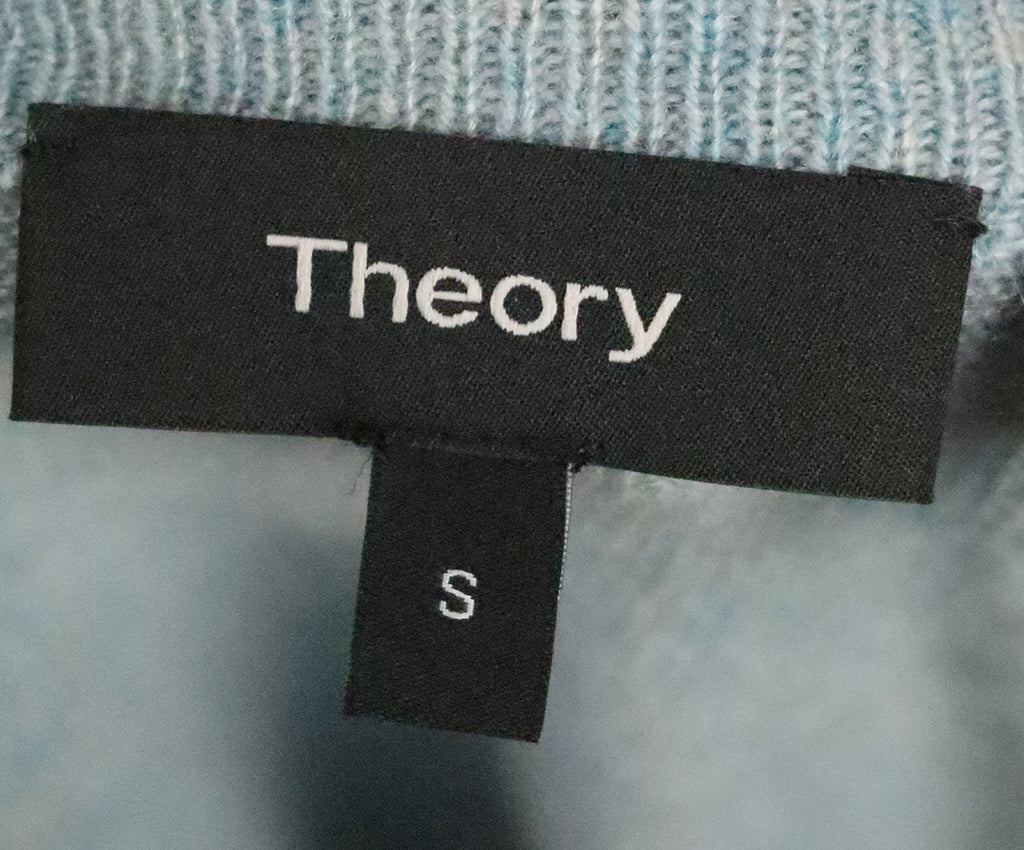 Theory Pale Blue Cashmere Sweater 3